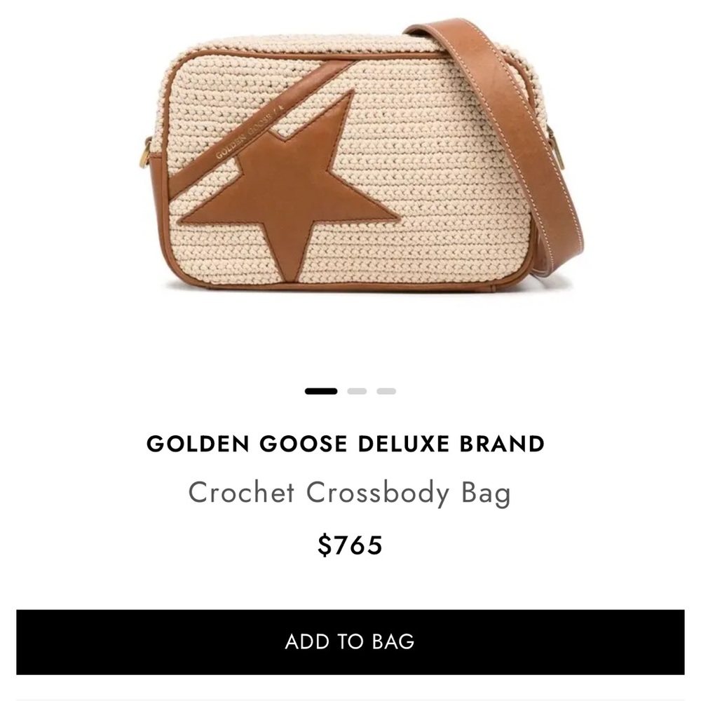 Brand new Golden Goose Deluxe Brand - Crochet Crossbody Bag